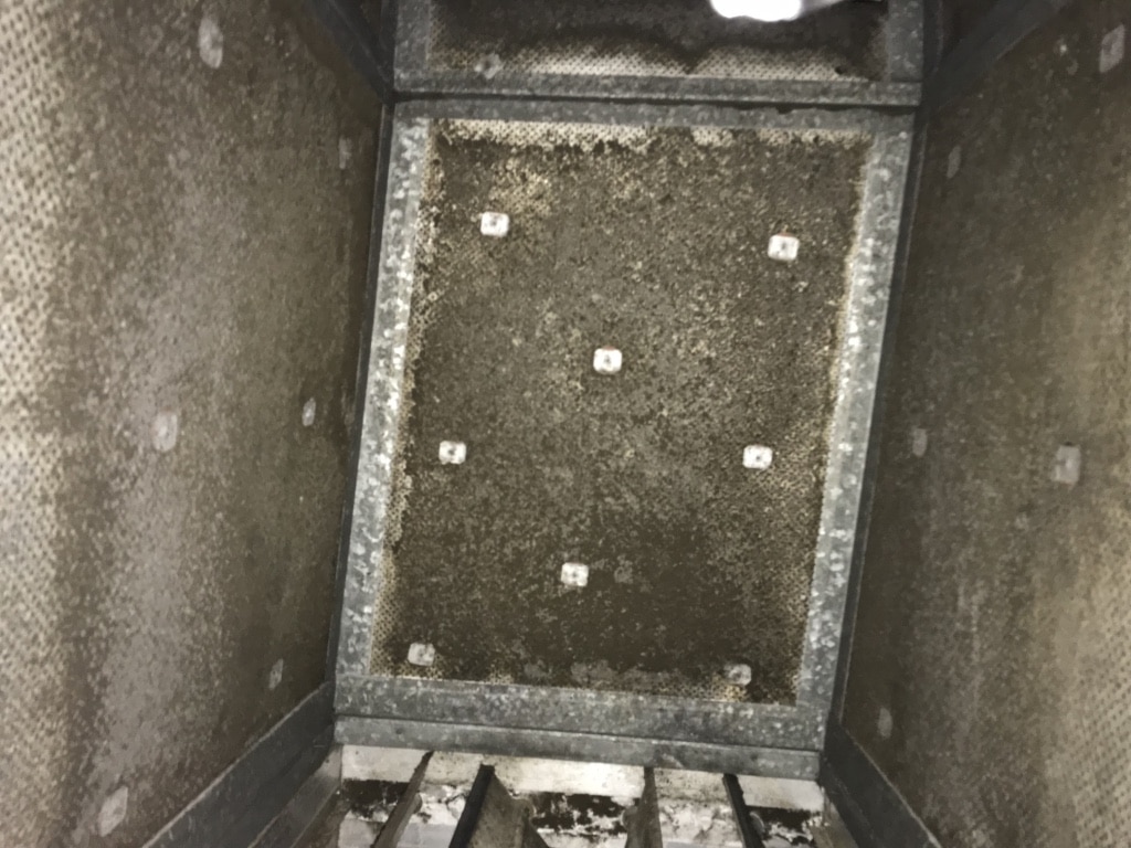 Ductwork Before Anti Microbial Application — Commercial HVAC Cleaners in South East Queensland
