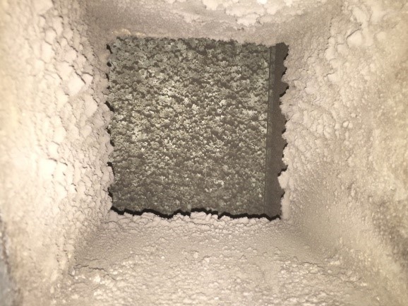 Toilet Exhaust Ductwork Before — Commercial HVAC Cleaners in South East Queensland