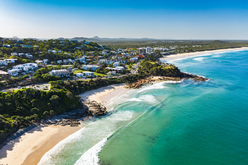 Drone Shot of Sunshine Coast in Sunshine Coast, QLD