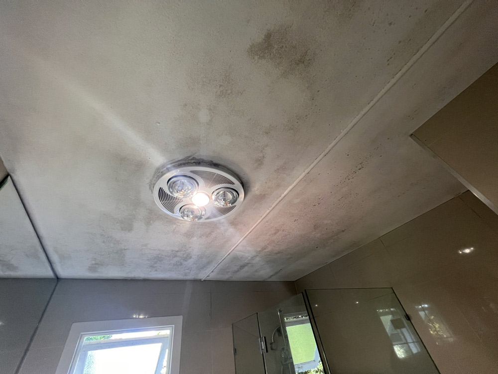 Before Ceiling with Lights Cleaning — Commercial HVAC Cleaners in South East Queensland