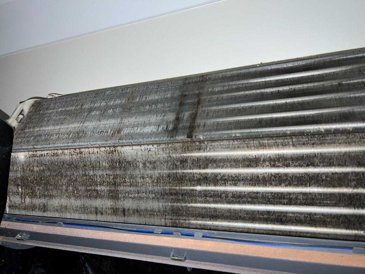 Aircon Filter Before — Efficient Hygiene Services in Gold Coast
