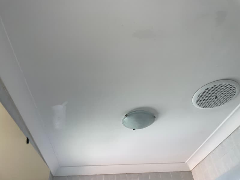 White ceiling restored after mould removal — Mould Cleaning Service in South East QLD