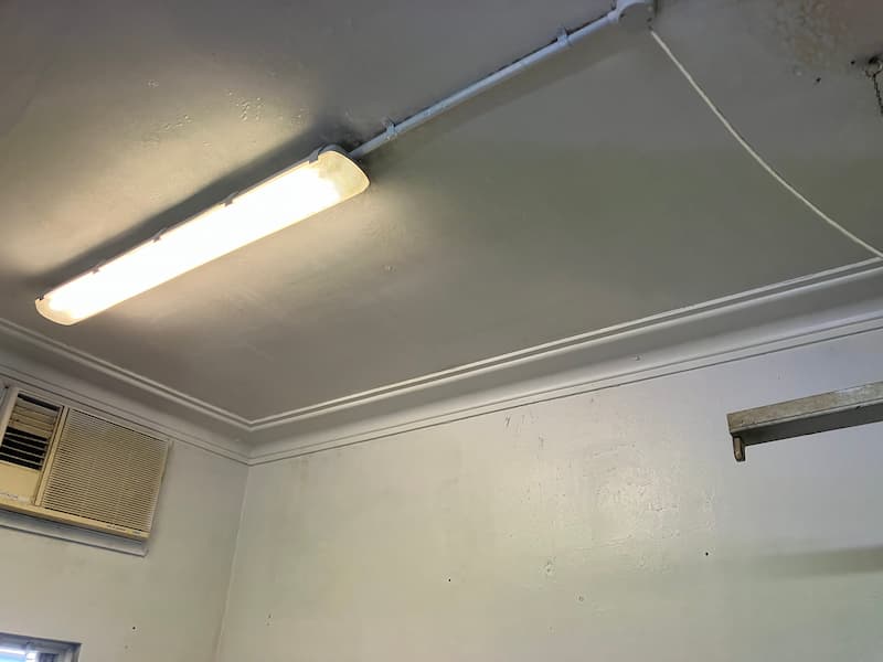 Ceiling cleaned and mould removed — Commercial Air Conditioner Cleaning in Sydney, NSW