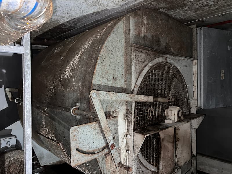 Industrial Air Conditioning Fan Before Cleaning — Commercial Air Conditioner Cleaning in South East QLD