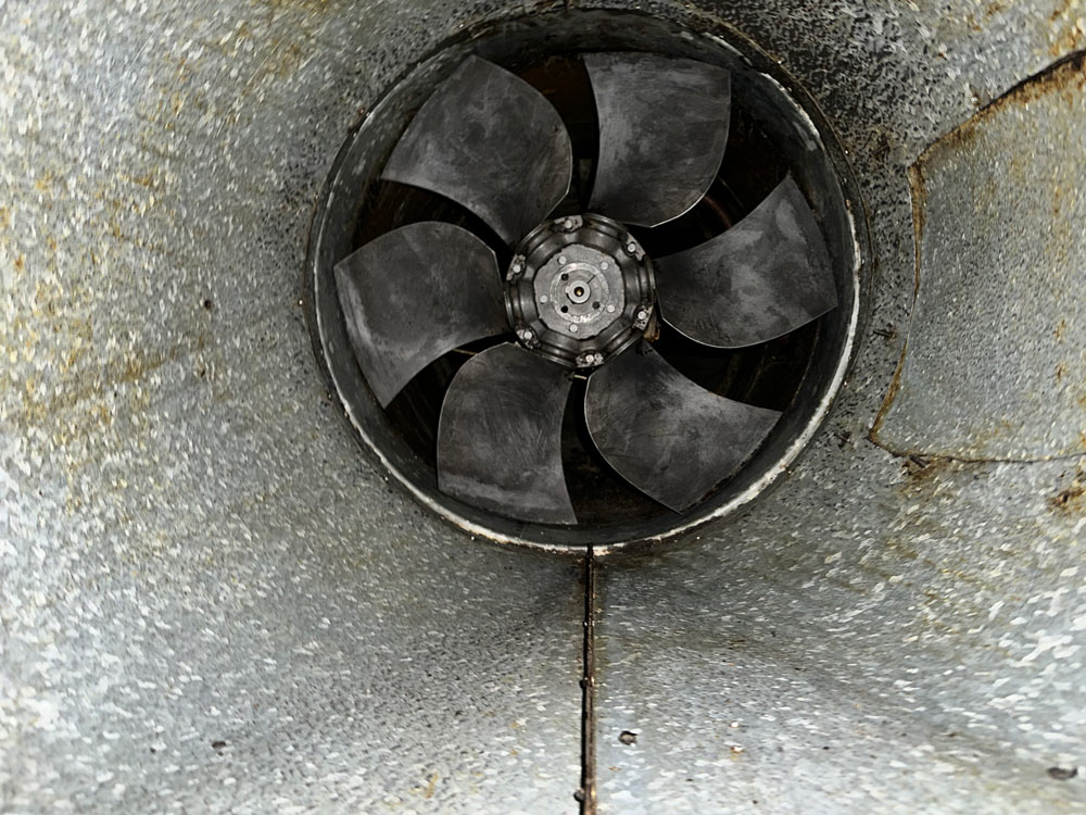 After Cleaning Bakery Fan