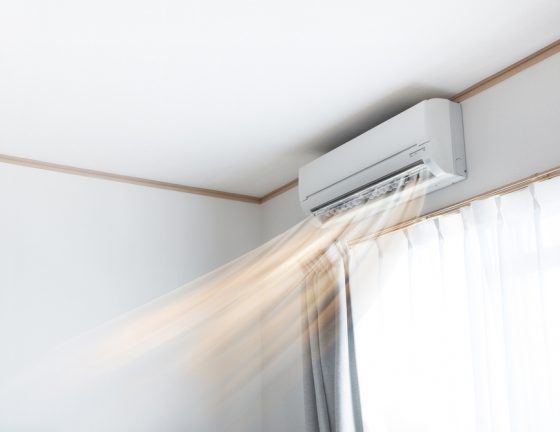 Air Conditioner Blowing Air