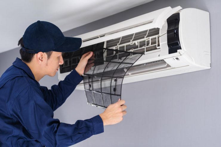 Cleaning A Residential Air Conditioner