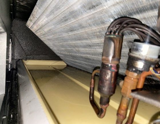 Cooling Coils and Condensate Tray After — Commercial HVAC Cleaners in South East Queensland