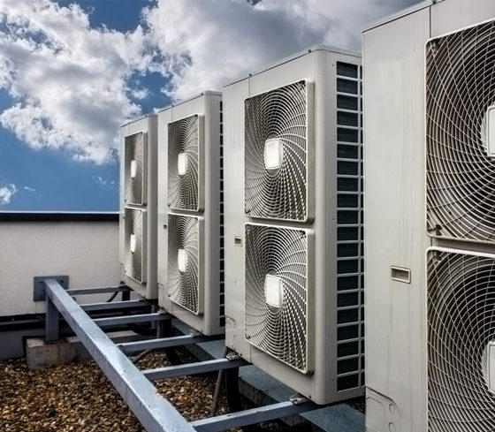 Air Condition System Assembled On The Roof — Commercial HVAC Cleaners in South East Queensland