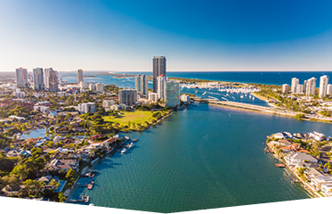 Aerial View of Gold Coast