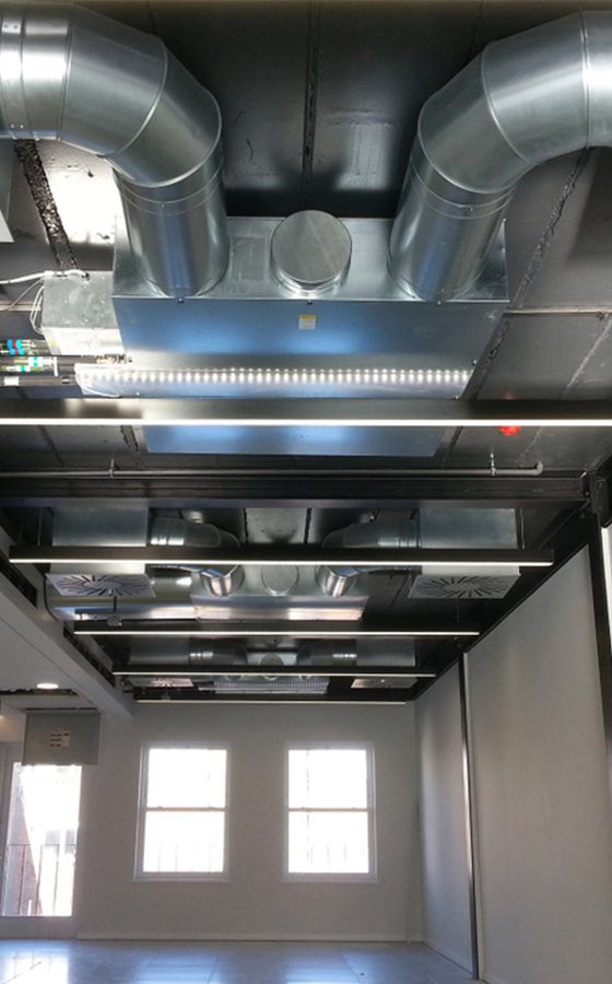 Building interior Air Duct — Commercial HVAC Cleaners in Sunshine Coast, QLD